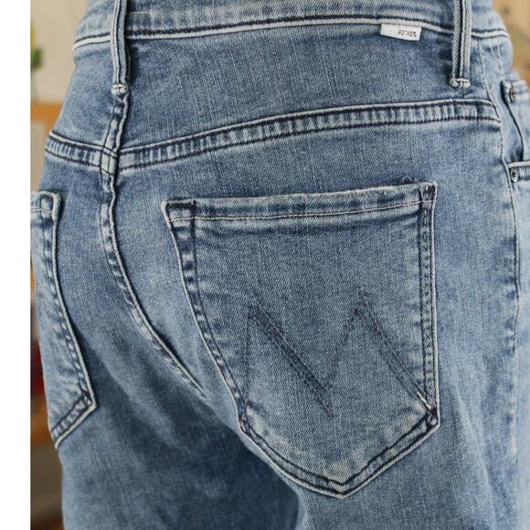 Mother The Pixie Insider Ankle Jeans High Rise Button Fly Size 26 - Picture 6 of 9